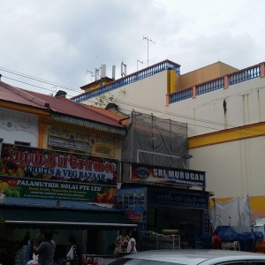 Across from Mustafa, small shops and restaurants fill Little India